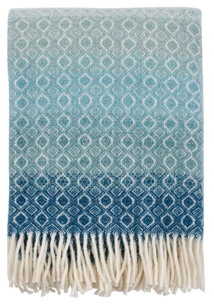 Designerdecke Havanna Blautönen aqua