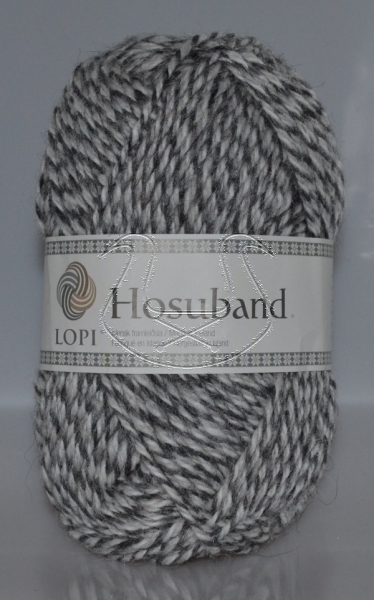 Islandwolle Hosuband - S 06 Dunkel-/Mittel-/Hellgrau