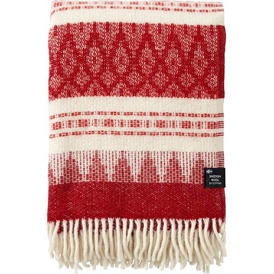 Designerdecke Freya in Rot