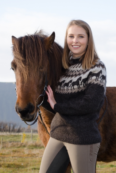 Islandpullover Lettlopi Nr. 2202 Pferdemotiv