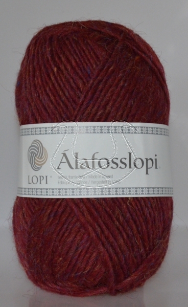 Alafoss Lopi - Nr. 9962 - ruby red heather