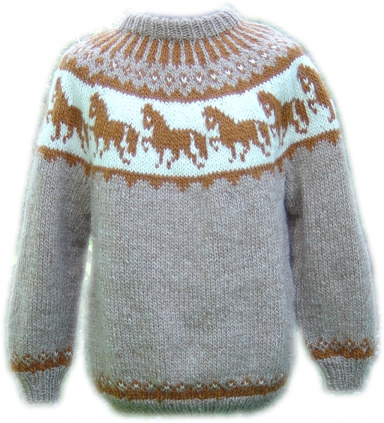 Strickpaket Alafoss Lopi Pferdepullover Nr. 8805