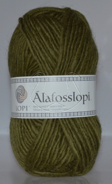 Alafoss Lopi - Nr. 9985 - oliv exklusiv beim Islandwolle Versand
